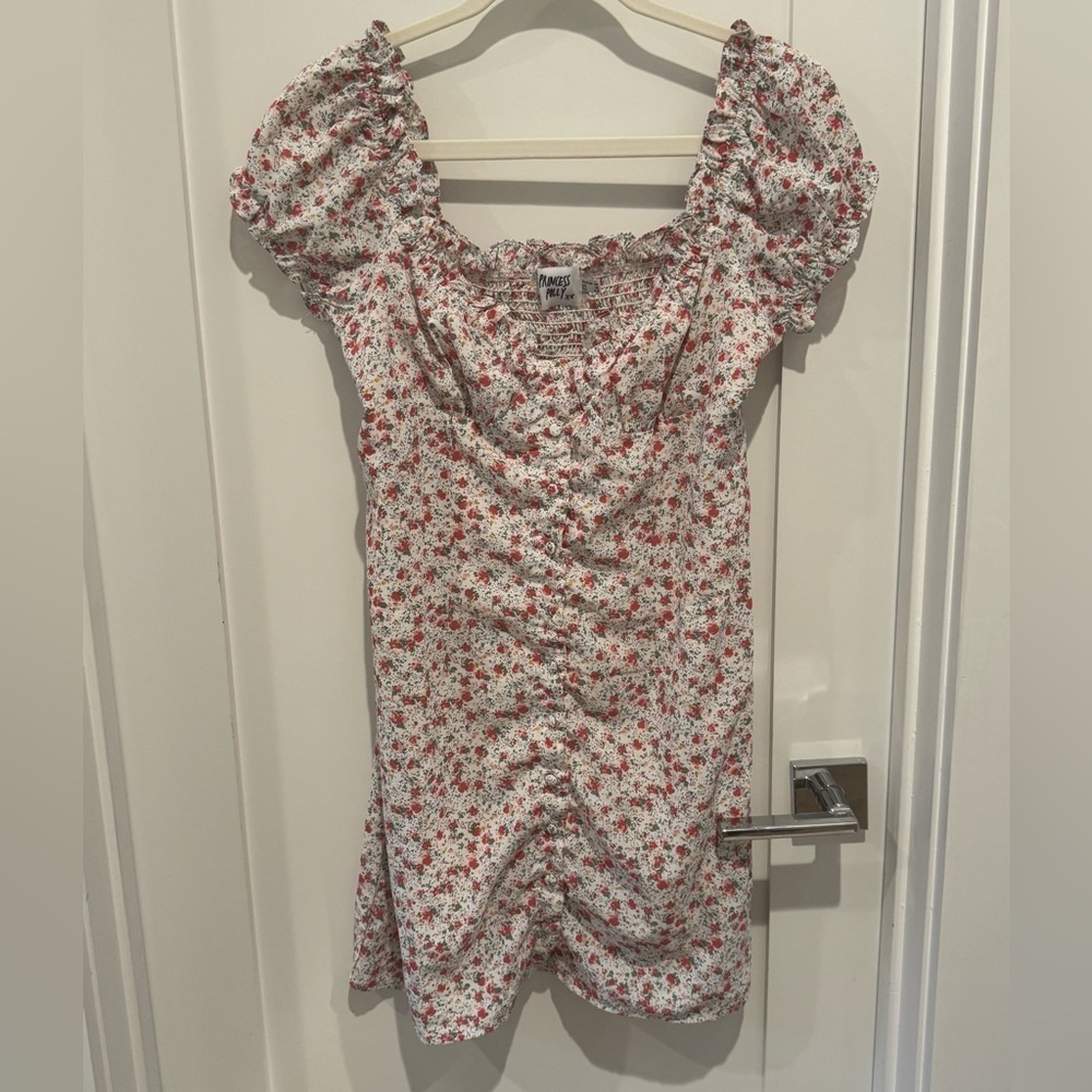 Princess Polly Delilah Floral Mini Dress 10 y2k cottagecore